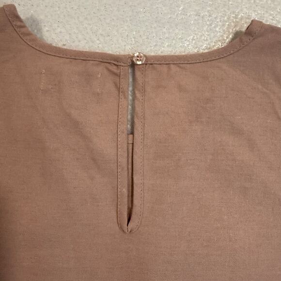 Mud Pie Nicolette Dress Blush Pink Tiered Sleeveless L NWT - Picture 9 of 10